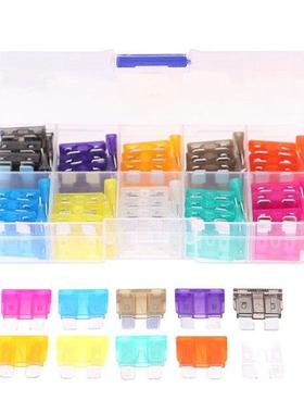 100Pcs Medium Size Blade Car Fuse Assortment Set 2A-10 15 20