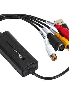 USB 2.0 Audio Video Capture Card Adapter USB to AV S RCA Con