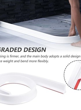 Shower Barrier Rubber Water Stopper Bathroom Water Dam Colla