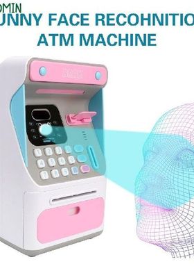 Auto Scroll Paper Banknote ATM Machine Cash Box Simulated