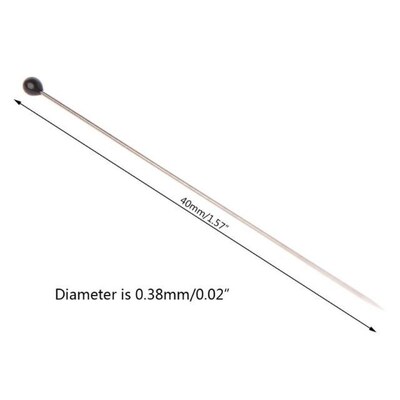 100 Pieces Insect Pins Specimen Pins Stainless Steel with Pl