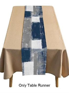 Abstract Art Farmhouse Style Table Runner Restaurant