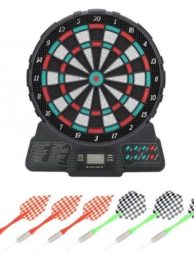 Dart-Board-Set Score Soft Electronic Automatic with Voice Lc