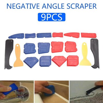 9pcs Silicone Sealant Spreader Spatula Scraper Profile Appli