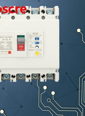 3P N Residual Current Circuit Plastic shell Breaker 800V 63A