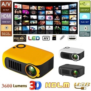 3D HD 1080P Portable Mini Theater Movie Projector Multimedia