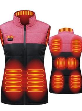 9 Areas Winter USB Heating Vest Fashion Thermal Vest Body
