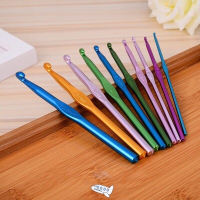 DIY 2set 2/2.5/3/3.5mm 4/8pcs aluminum oxide knitting needle