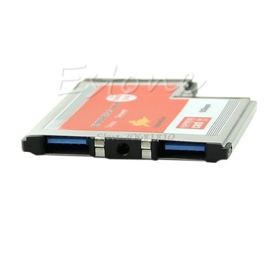 2 Dual Port USB 3.0 HUB Express Card ExpressCard 54mm Hidden