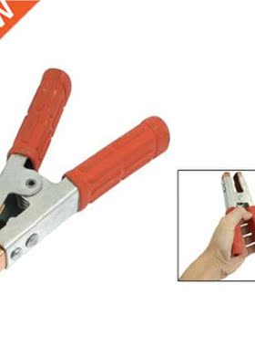 Red Silver Crocodile Clip Style Loaded Welding 300A