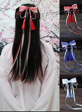 Ancient Style Hanfu Hair Accessories Chinese Bow Hair Pins L