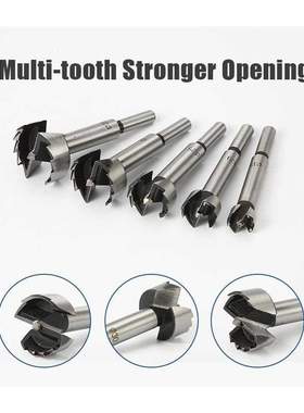 5Pcs Set 15 20 25 30 35mm Multi-tooth Forstner Boring Drill