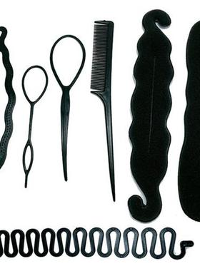1-65Pcs/Set Multi-style Magic Donut Bun Maker Women Hair Acc