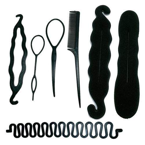 1-65Pcs/Set Multi-style Magic Donut Bun Maker Women Hair Acc