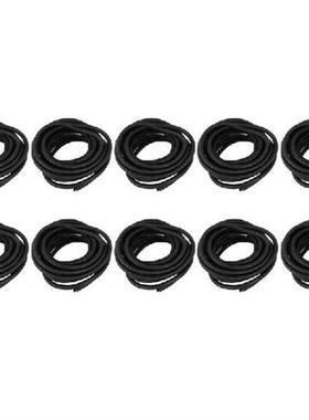 10X 25 Ft Split Wire Loom Conduit Polyethylene Tubing Black