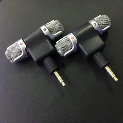 Mini Jack Microphone Stereo Mic For Recording Mobile Phone