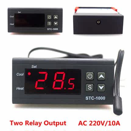 Universal Digital STC-1000 Temperature Controller Thermostat