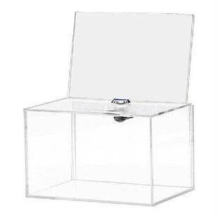 Acrylic Donation Box - Box For Voting, Charity, Polls,