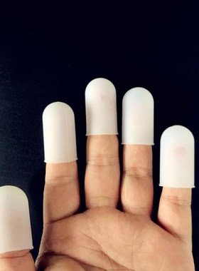5Pcs Silicone Fingers Cover Cap Fingertip Protector Insulati