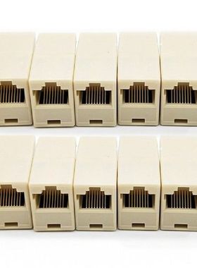 10PC RJ45 8Pins Network Ethernet Lan Cable Joiner Bilateral