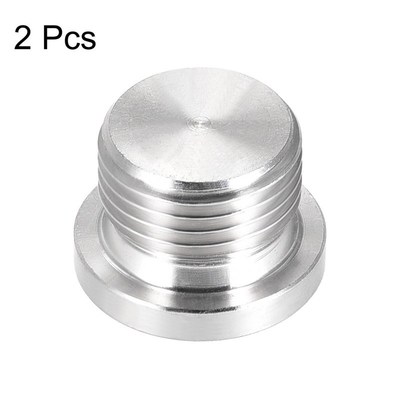 2Pcs Countersunk Plug Internal Hex Head Socket with Flange -