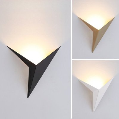 Modern malist Triangle Shape Led Wall Lamps Nordic Style