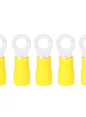 1000Pcs Ring TypeBrass Insulated Crimp Terminals Connector S