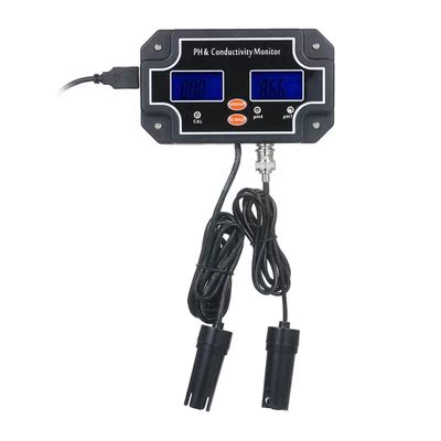 2 in 1 Water Quality Tester pH/EC Meter Waterproof Double Di