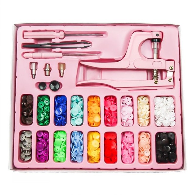 T5 Snaps Plastic Buttons With Snaps Pliers Set for Clothes S