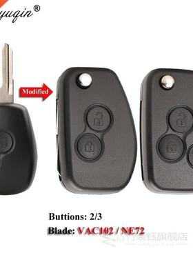 VAC102 Ne72 Modified Key Shell For Renault Renault Dacia Mod