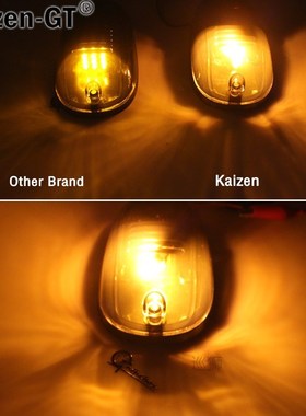 5pcs Amber LED Cab Roof Top Marker Running Lights For Truck