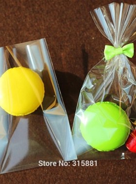Clear Flat Open Top Candy Bags Cookie Packaging Bag Wedding