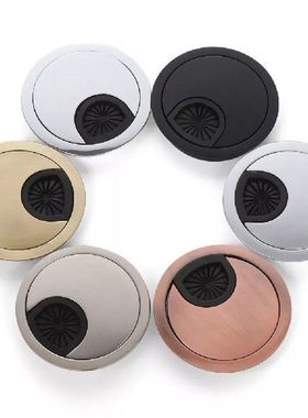 Zinc Alloy Desk Wire Hole Cover Computer Tidy Grommet Table
