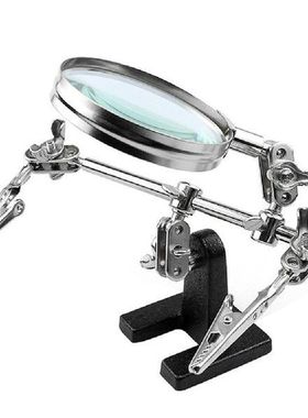Helping Third Hand Tool Soldering Stand With 5X Welding