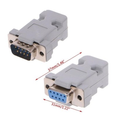 5pcs/lot DB-9 RS232 Male Female Connector with Socket D-Sub