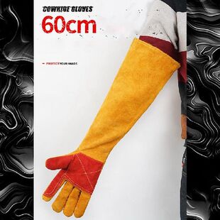 60cm Welding Gloves For Welder Works With Palm Welders