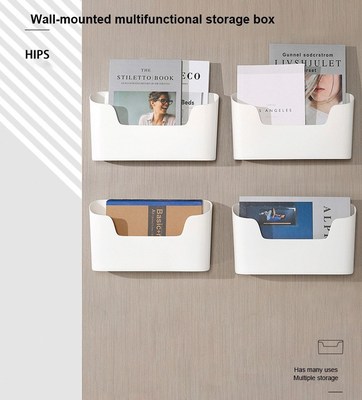 Wall Hanging Bathroom Cosmetics Shower Gel Storage Box Trac