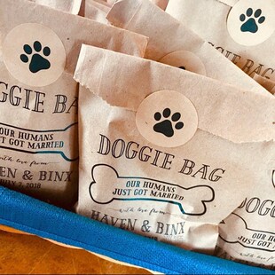 Round Kraft Paper Label Sticker Customize Text Logo Personal