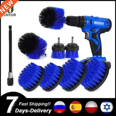 UNTIOR Power Scrubber Brush Set Car Polisher Bathroom Cleani