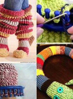 4 Size Colorful Knitting Loom Set Knitting Machine Round Cir
