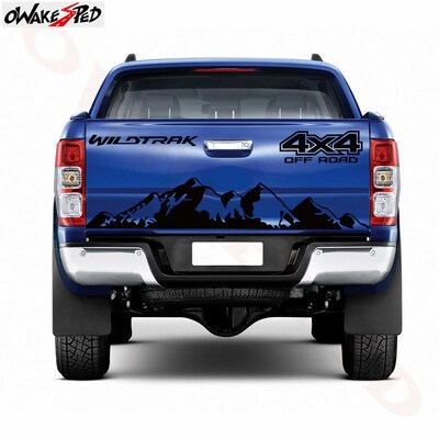 Pickup Truck Decor er Mountains 4X4 Off Road Graphics Car Ta