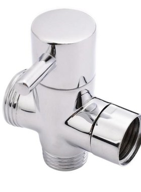 3 Ways Brass Shower Head Diverter Valve T-adapter Diverter V