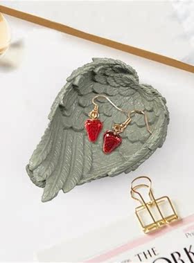 Coaster Molds Wing Feather Storage Dish Tray Mold Silicone A