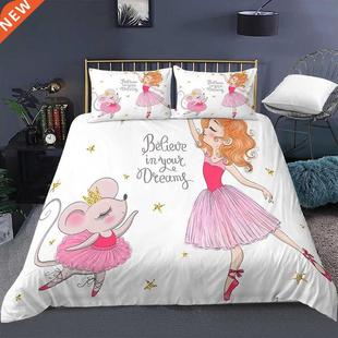 Cartoon Bedding Set for Baby Kids Children Crib Danceing Gir