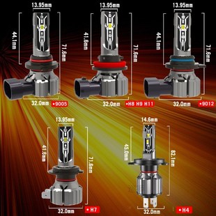 HB3 LED H11 Hir2 9005 30000LM Canbus 100W 2pcs