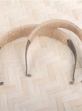 1PC Metal Handle With Hemp Rope DIY Teapot Tea Set Handles