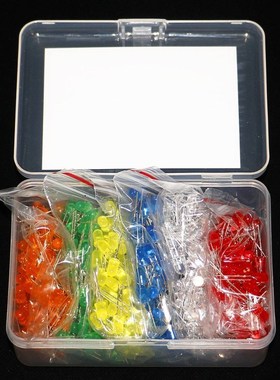 600pcs/Box (6 colors x 100pcs) White Red Green Blue Yellow O