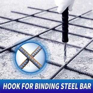Rebar tier construction site winding tool wire knoting plier