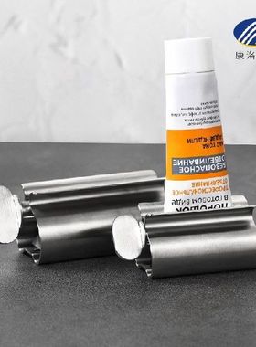 Stainless steel toothpaste holder, toothpaste squeezing