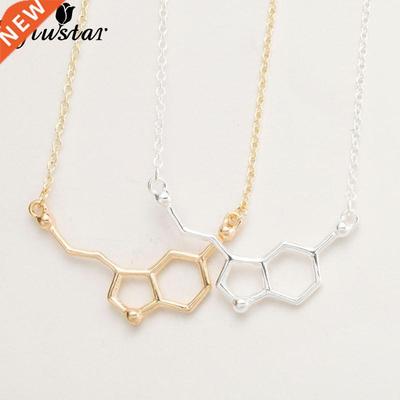 10pcs/lot Serotonin Molecule Pendants Necklace Chemistry Ch